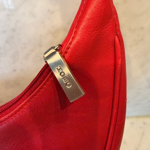 HOBO Vibrant Red Leather Bag - Picture 5 of 6